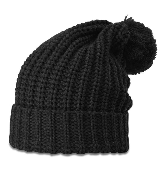 Richardson Chunk Pom Beanie W/Cuff - madhats.com.au