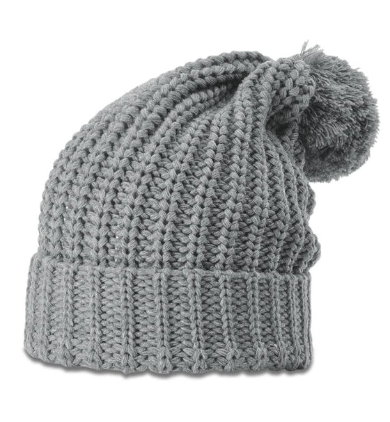 Richardson Chunk Pom Beanie W/Cuff - madhats.com.au