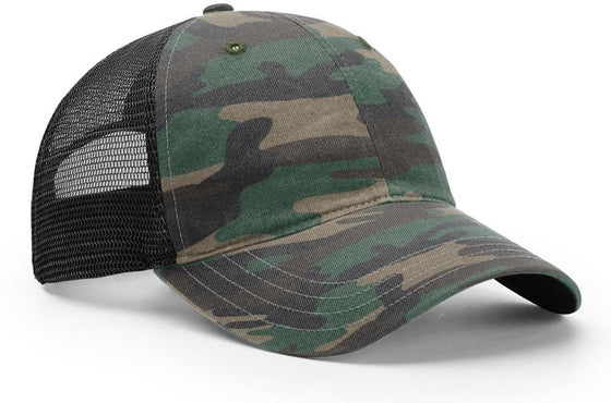 Richardson Garment Relaxed Washed Printed Trucker - madhats.com.au