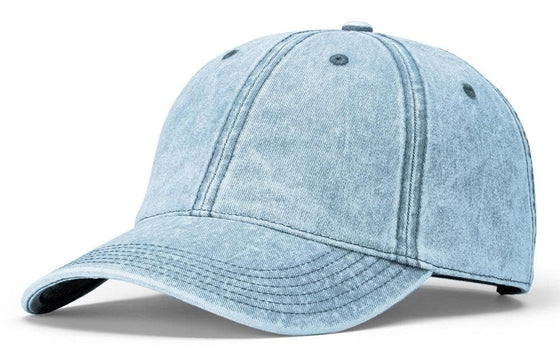 Richardson Snow Washed Denim Relaxed Dad Hat - madhats.com.au