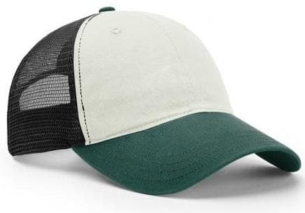 Richardson Tri-Colored Garment Washed Trucker Mesh - madhats.com.au