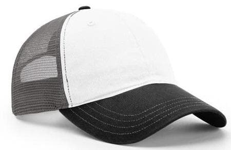 Richardson Tri-Colored Garment Washed Trucker Mesh - madhats.com.au