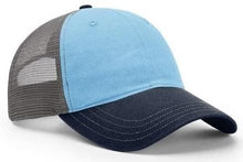  Richardson Tri-Colored Garment Washed Trucker Mesh - madhats.com.au