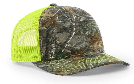 Richardson Trucker Camo Pattern Twill Trucker Mesh - madhats.com.au