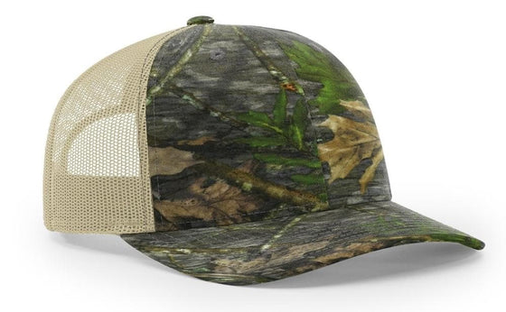 Richardson Trucker Camo Pattern Twill Trucker Mesh - madhats.com.au