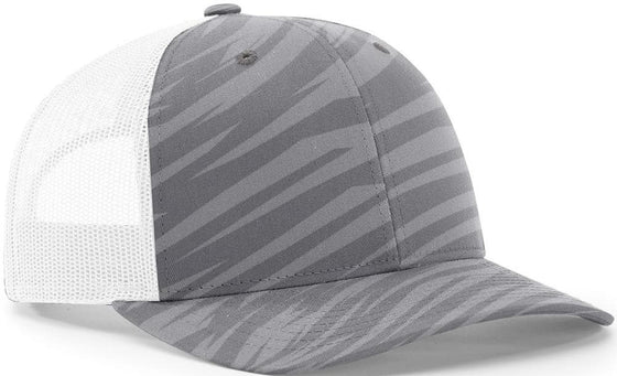 Richardson Trucker Streak Camo Pattern Twill Trucker Mesh - madhats.com.au