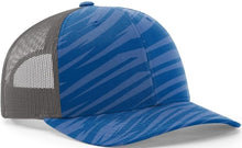  Richardson Trucker Streak Camo Pattern Twill Trucker Mesh - madhats.com.au