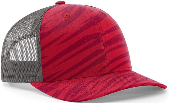 Richardson Trucker Streak Camo Pattern Twill Trucker Mesh - madhats.com.au