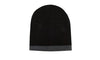 Roll Down Two Tone Acrylic Beanie - Toque - madhats.com.au