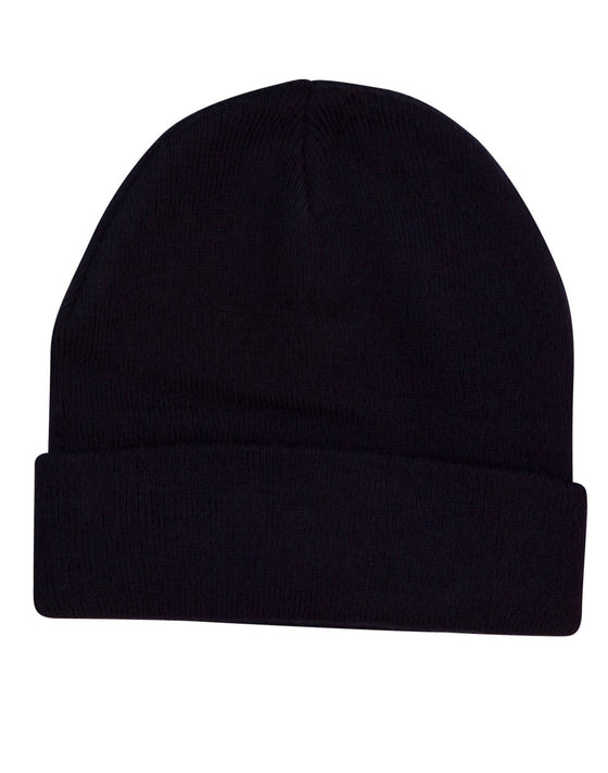 Roll Up Acrylic Beanie - madhats.com.au