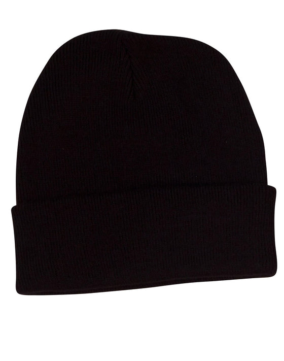 Roll Up Acrylic Beanie - madhats.com.au