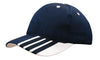 Sandwich Mesh with Striping on Peak - madhats.com.au