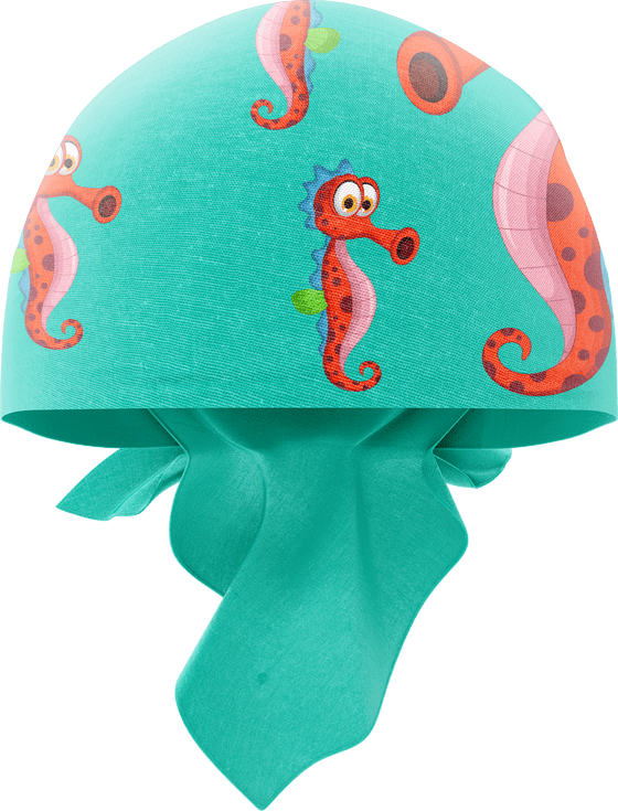 Sassy Seahorse Bandannas - madhats.com.au