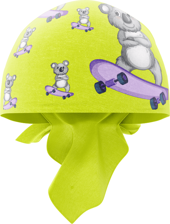 Skater Koala Bandannas - madhats.com.au