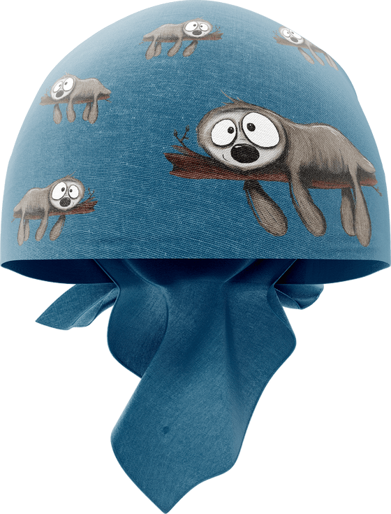 Snoozy Sloth Bandannas - madhats.com.au