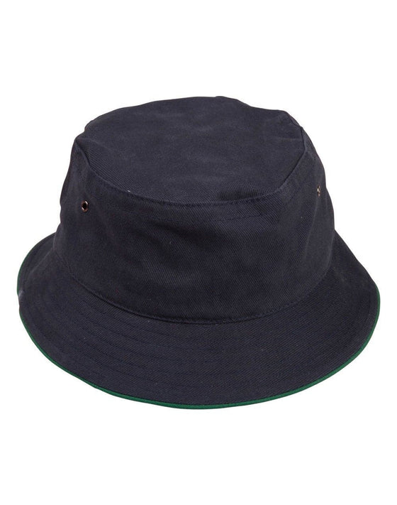 soft washed sandwich bucket hat - madhats.com.au