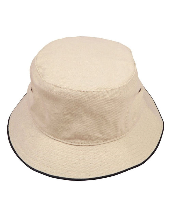 soft washed sandwich bucket hat - madhats.com.au