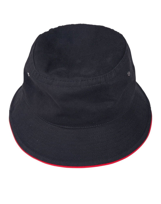 soft washed sandwich bucket hat - madhats.com.au