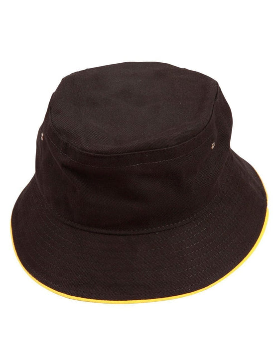 soft washed sandwich bucket hat - madhats.com.au