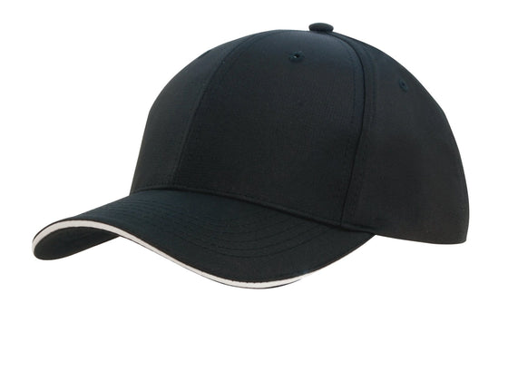 Sports Ripstop Cap with Sandwich Trim - madhats.com.au