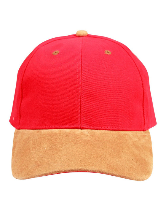 SUEDE PEAK CAP - madhats.com.au