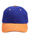 SUEDE PEAK CAP - madhats.com.au