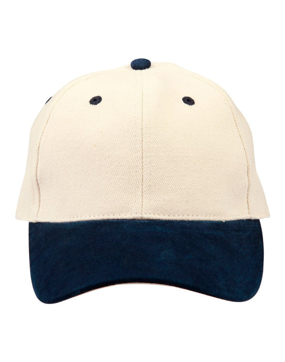 SUEDE PEAK CAP - madhats.com.au