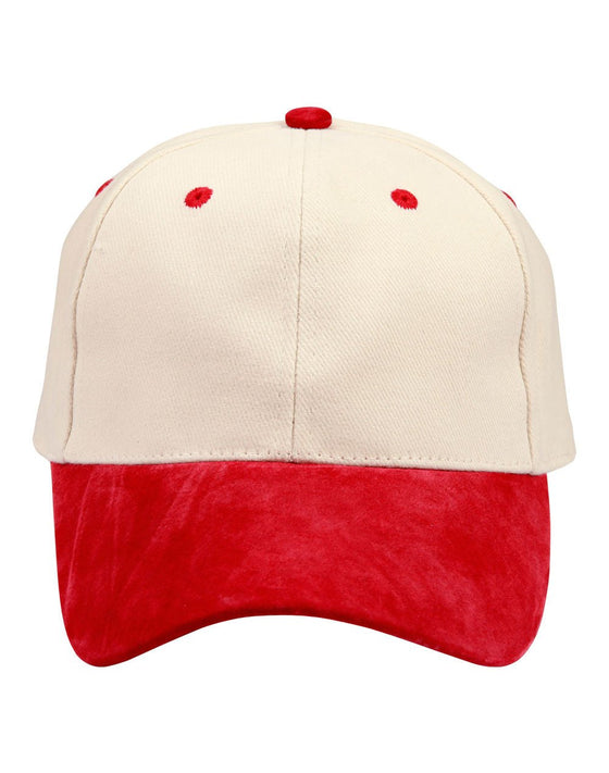 SUEDE PEAK CAP - madhats.com.au