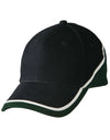 Tri-color sue heavy brushed cotton cap - madhats.com.au