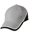 Tri-color sue heavy brushed cotton cap - madhats.com.au