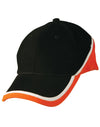 Tri-color sue heavy brushed cotton cap - madhats.com.au