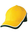 Tri-color sue heavy brushed cotton cap - madhats.com.au