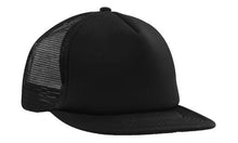  Trucker Mesh Cap With Flat Peak - madhats.com.au