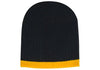 Two Tone Cable Knit Beanie - Toque - madhats.com.au