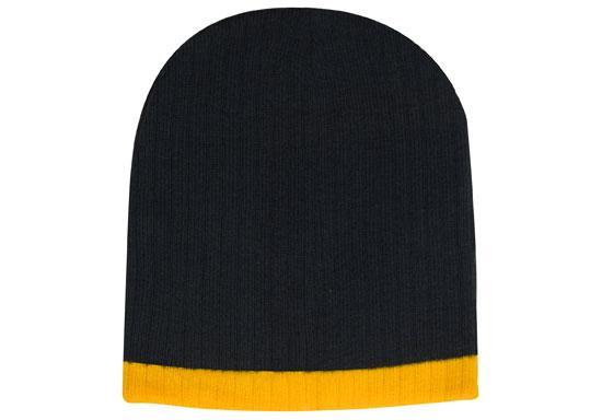 Two Tone Cable Knit Beanie - Toque - madhats.com.au