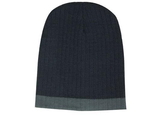 Two Tone Cable Knit Beanie - Toque - madhats.com.au