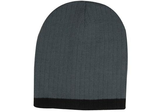 Two Tone Cable Knit Beanie - Toque - madhats.com.au