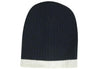 Two Tone Cable Knit Beanie - Toque - madhats.com.au