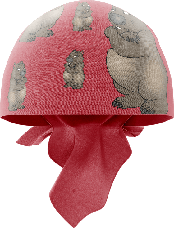 Wally Wombat Bandannas - madhats.com.au