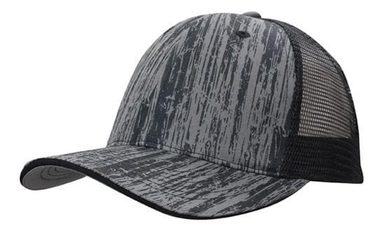 Wood Printed With Mesh Back - madhats.com.au