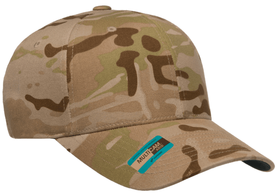 Yupoong Flexfit Multicam Camo 6 Panel Cap - madhats.com.au