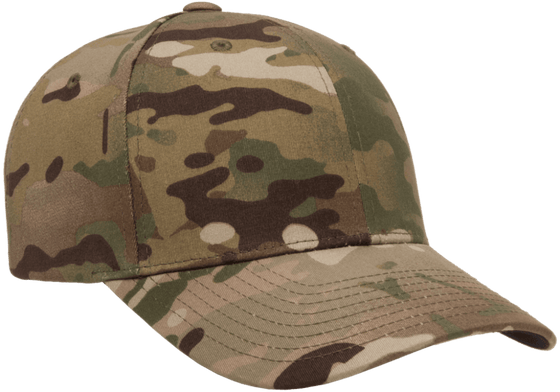 Yupoong Flexfit Multicam Camo 6 Panel Cap - madhats.com.au