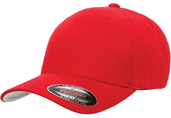 Yupoong Flexfit Wool Mid Profile Cap - madhats.com.au