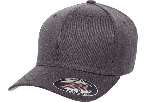 Yupoong Flexfit Wool Mid Profile Cap - madhats.com.au