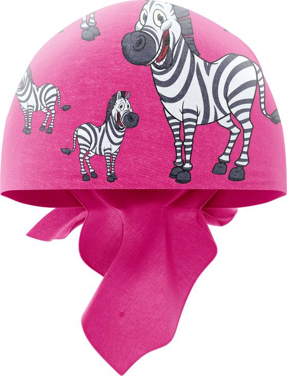 Ziva Zebra Bandannas - madhats.com.au