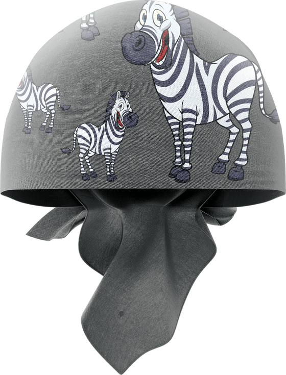 Ziva Zebra Bandannas - madhats.com.au