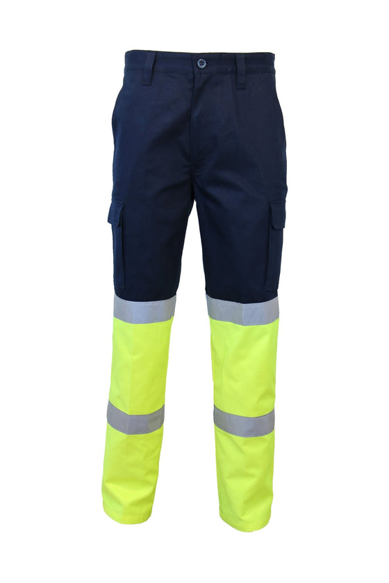 2TONE BIOMOTION TAPED CARGO PANTS - kustomteamwear.com