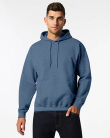  18500 ADULT 50/50 HOODED SWEAT HTR SP DKNVY 2XL