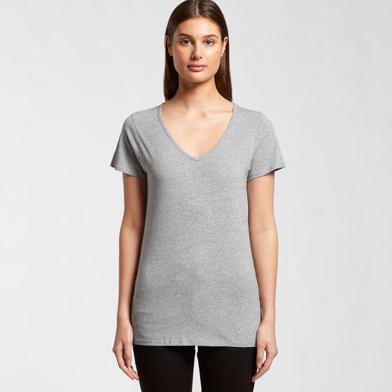 4010 BEVEL V-NECK TEE - kustomteamwear.com