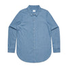 4042 WOS BLUE DENIM SHIRT - kustomteamwear.com